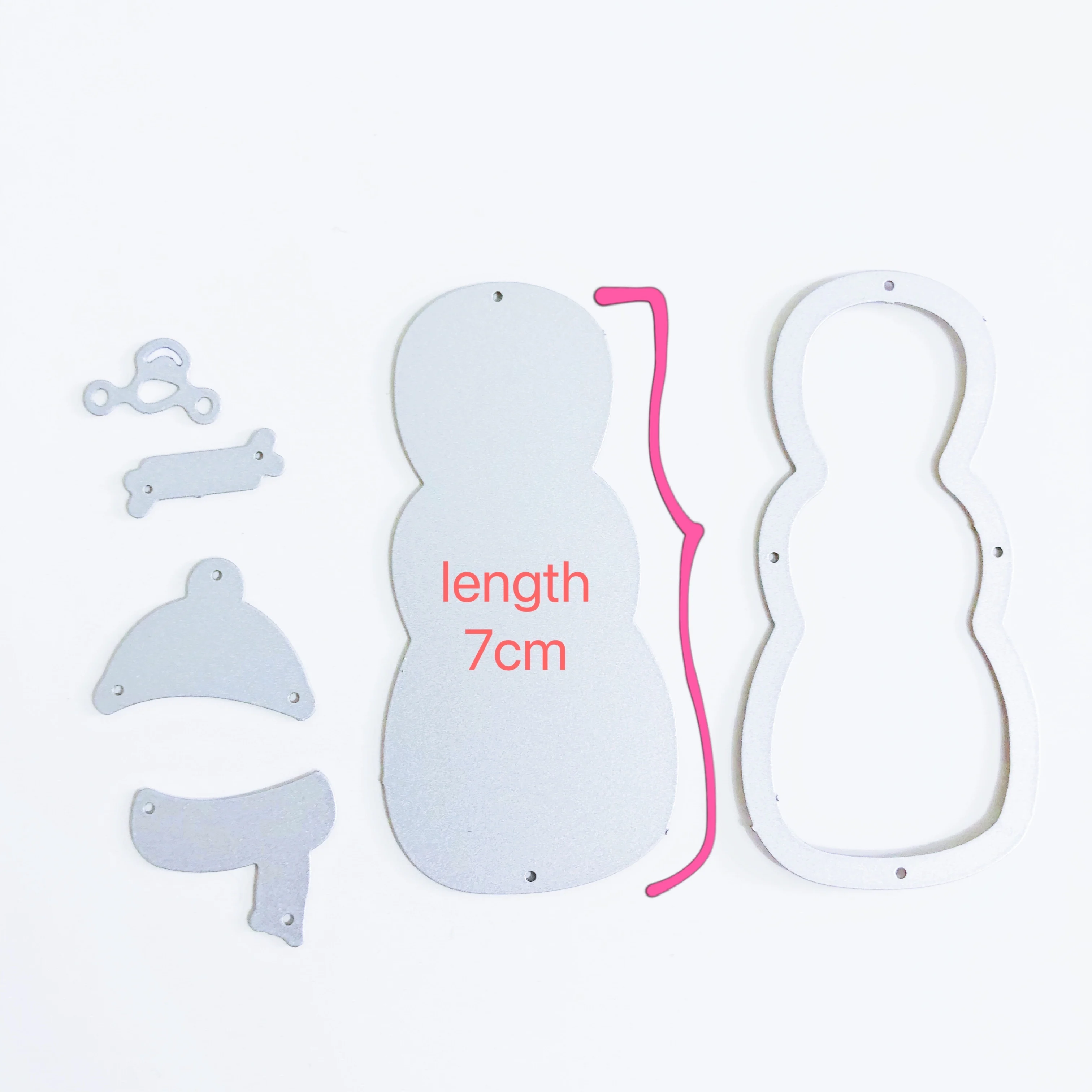 Милые металлические штампы и с изображением снеговика трафарет сделай сам для