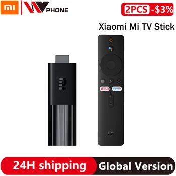 Xiaomi Mi TV Stick Global Version Android TV FHD HDR Quad Core HDMI-compatible 1GB+8GB Bluetooth Wifi Netflix Google Assistant 1
