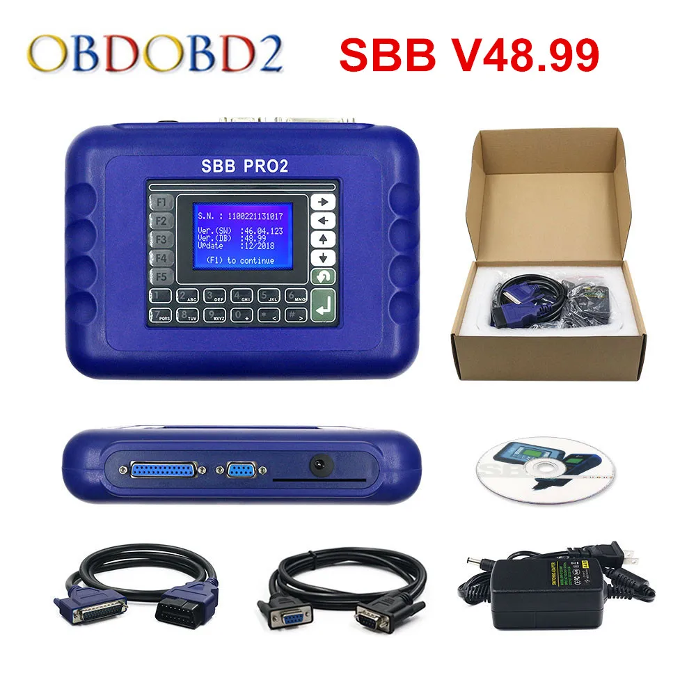 Программатор автомобильных ключей V48.99 /V48.88 SBB Pro2 поддержка новых автомобилей до