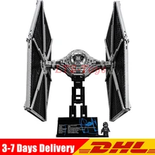 DHL Звездные войны Tie Fighter игрушки строительные блоки кирпичи модель комплект совместим 05036 75095 дети мальчик подарки Рождество
