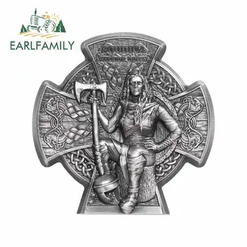

EARLFAMILY 13cm x 13cm for Isle of Man Car Stickers Car Door Protector Decal Personality Sticker Waterproof for SUV JDM ATV
