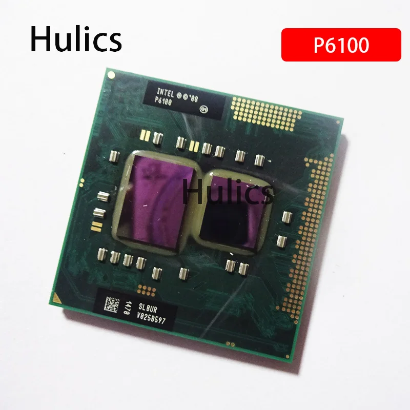 Оригинальный двухъядерный процессор Intel Pentium P6100 SLBUR 2 0 ГГц 3 МБ 35 Вт Разъем G1 / rPGA988A |