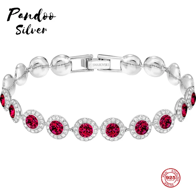 

Fashion Charm Pure 925 Silver Original 1:1 Copy, Gorgeous And Exquisite Exquisite Versatile Bracelet Female Luxury Jewelry Gifts