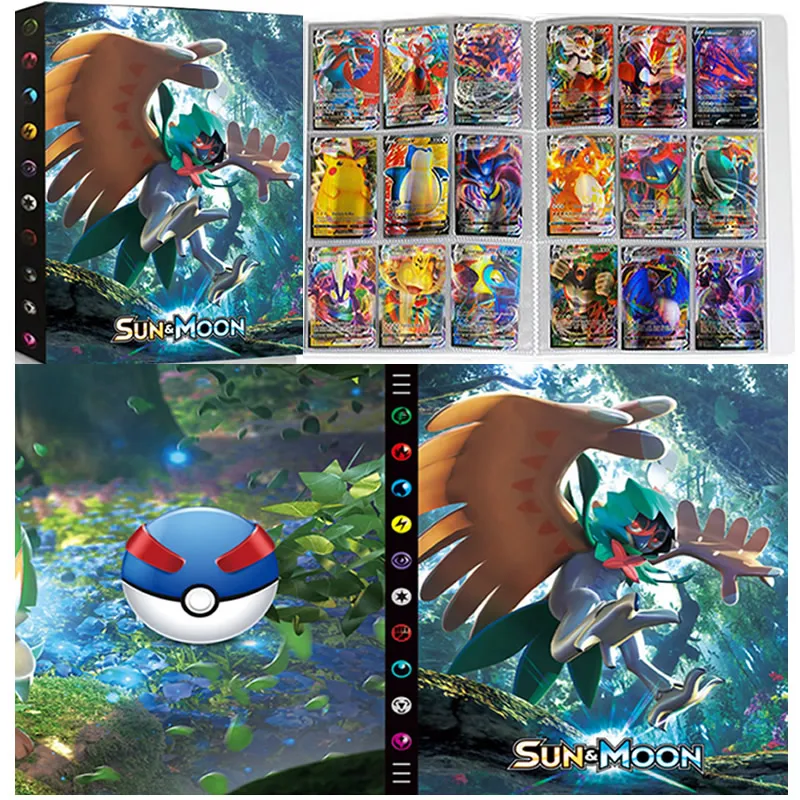 9 Pocket Album Pokemon 432 Card Book Collection Holder Cartoon Playing