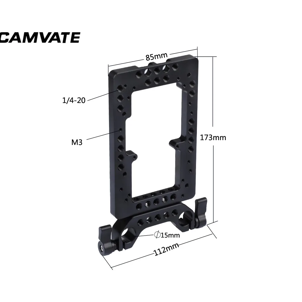 CAMVATE кольцевой Сырная Тарелка с Стандартный камеры со штангой 15 мм кронштейн и 1/4
