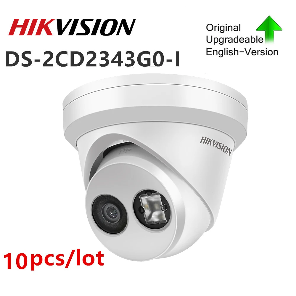 Оригинальная ip камера Hikvision купольная Водонепроницаемая видеонаблюдения 4 МП со