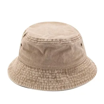 

Korean Adult Kids Summer Foldable Bucket Hat Solid Color Hip Hop Wide Brim Beach UV Protection Round Top Sunscreen Fisherman Cap