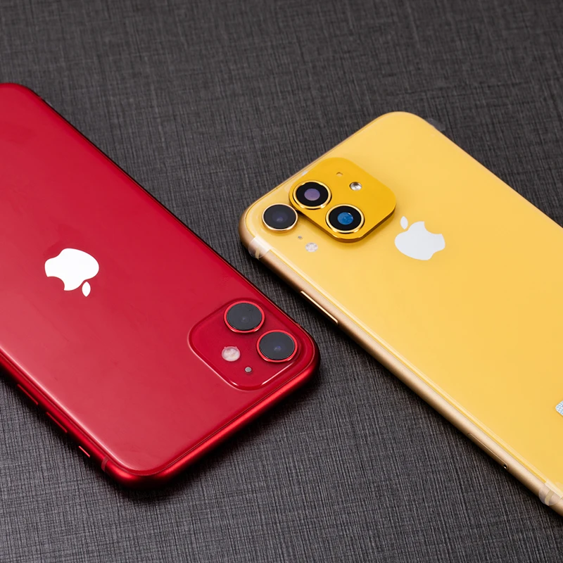 Модифицированная наклейка на объектив камеры для iPhone XR Xs Max, поддельная наклейка для iPhone 11 pro max, защита из закаленного стекла