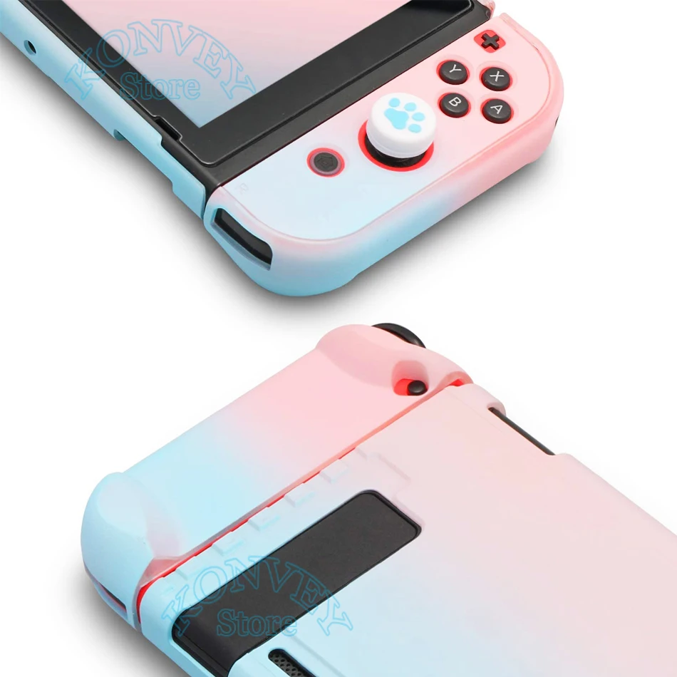 Защитный чехол для Nintendo Switch розовый ультратонкий яркий съемный 2020|Чехлы| |