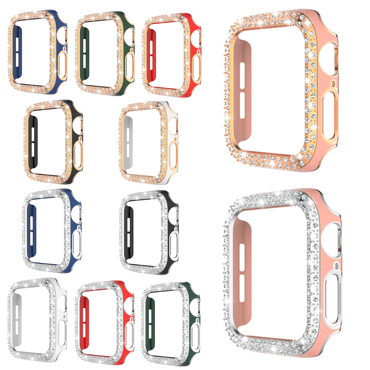Чехол для наручных часов Apple Watch 44 мм 40 42 38 из прочного поликарбоната с