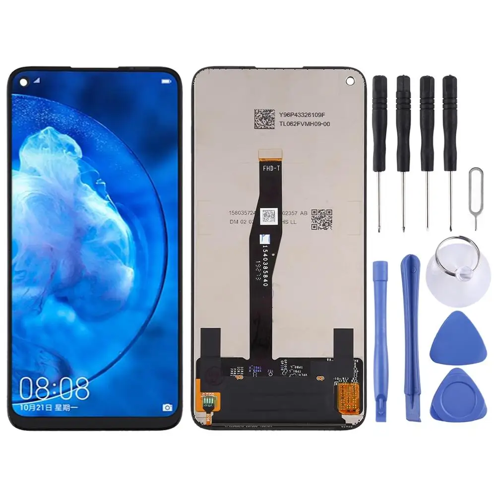 

LCD Screen and Digitizer Full Assembly for Huawei Nova 5z / SPN-AL00 / SPN-TL00 (Black)