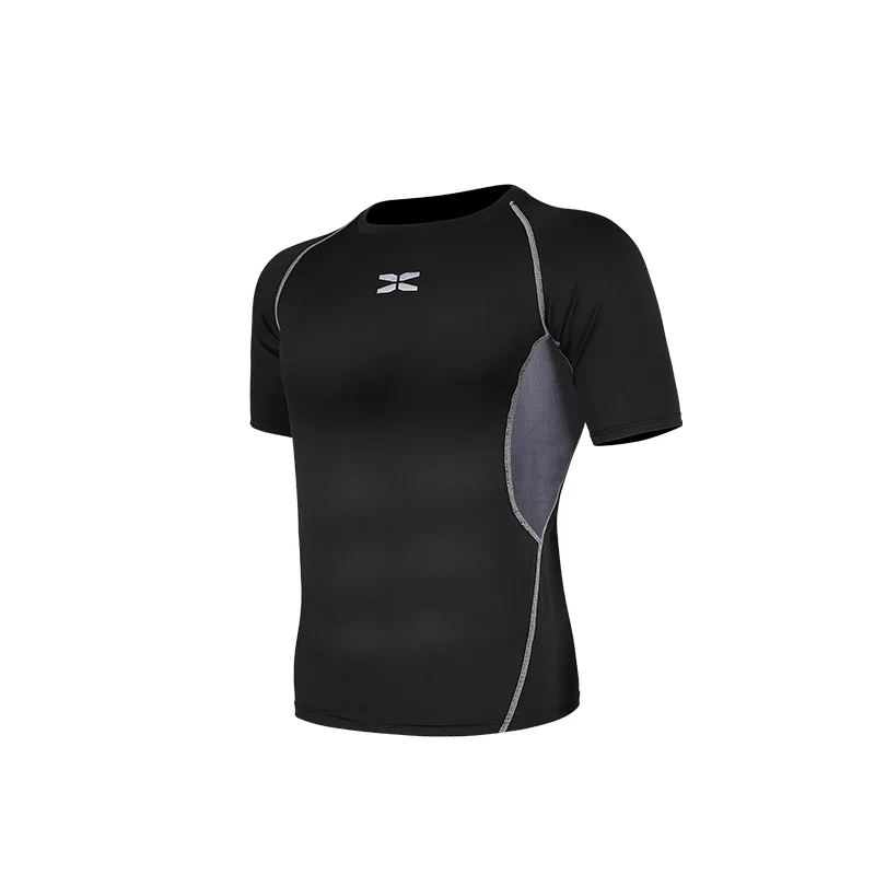 

High quality Sport herenkleding running fitness mannen Zomer Casual O-hals T-shirt Fitness Sport Snel Droog Ademend Top Blouse