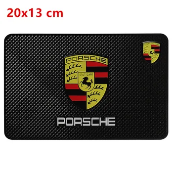 

Car Logo Anti Slip Mat Phone Holder Non-Slip Mat non slip Pad For Porsche Boxter Cayman 996 911 Cayenne car Accessories