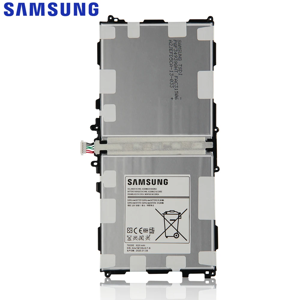 Оригинальный аккумулятор SAMSUNG T8220E для Samsung Galaxy Note 10 1 Tab Pro P600 SM T520 4 T530 3 8 0 T310 T320|battery