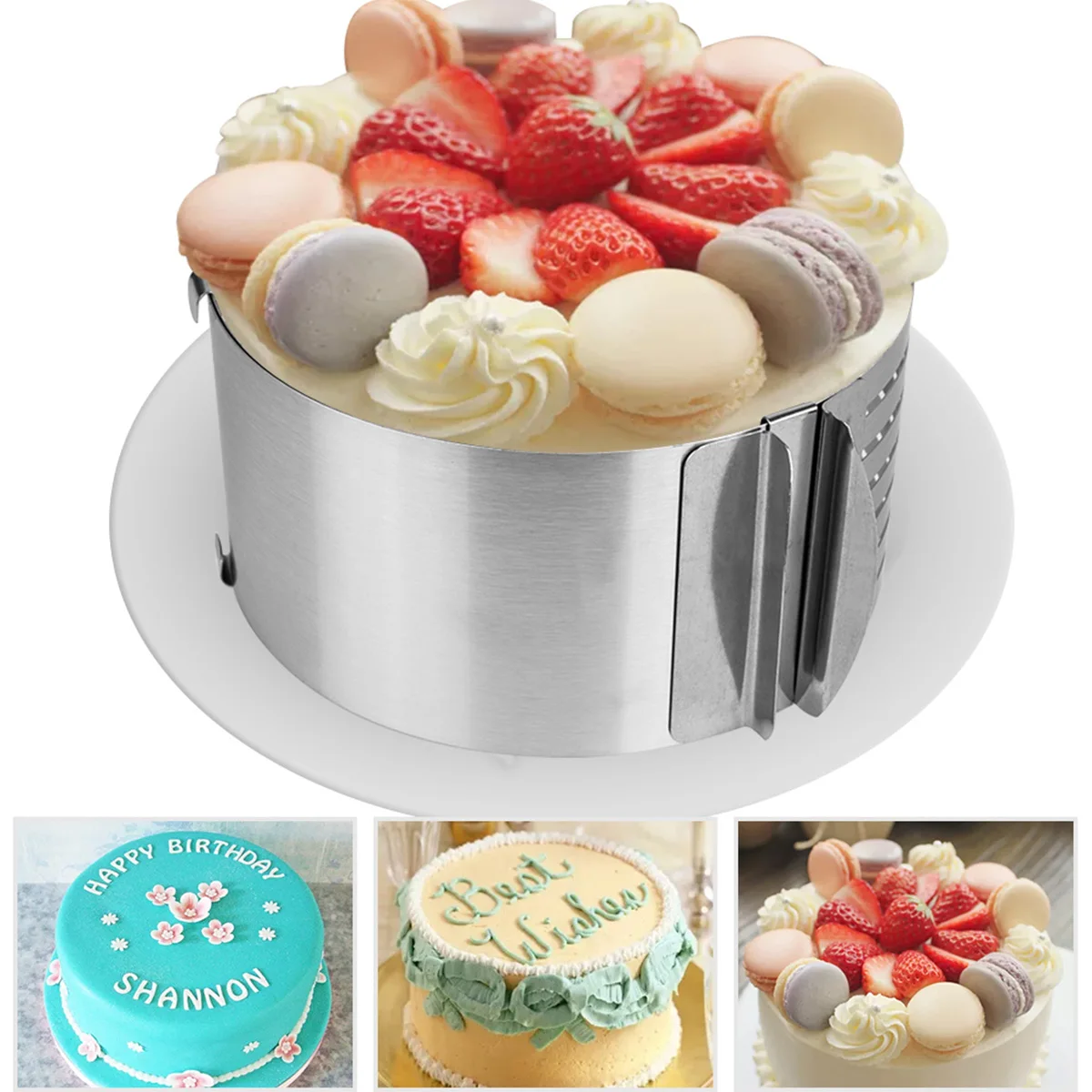 1 шт. 3D штамп для dolci rotondi печи из нержавеющей стали Ile abile кухонные принадлежности