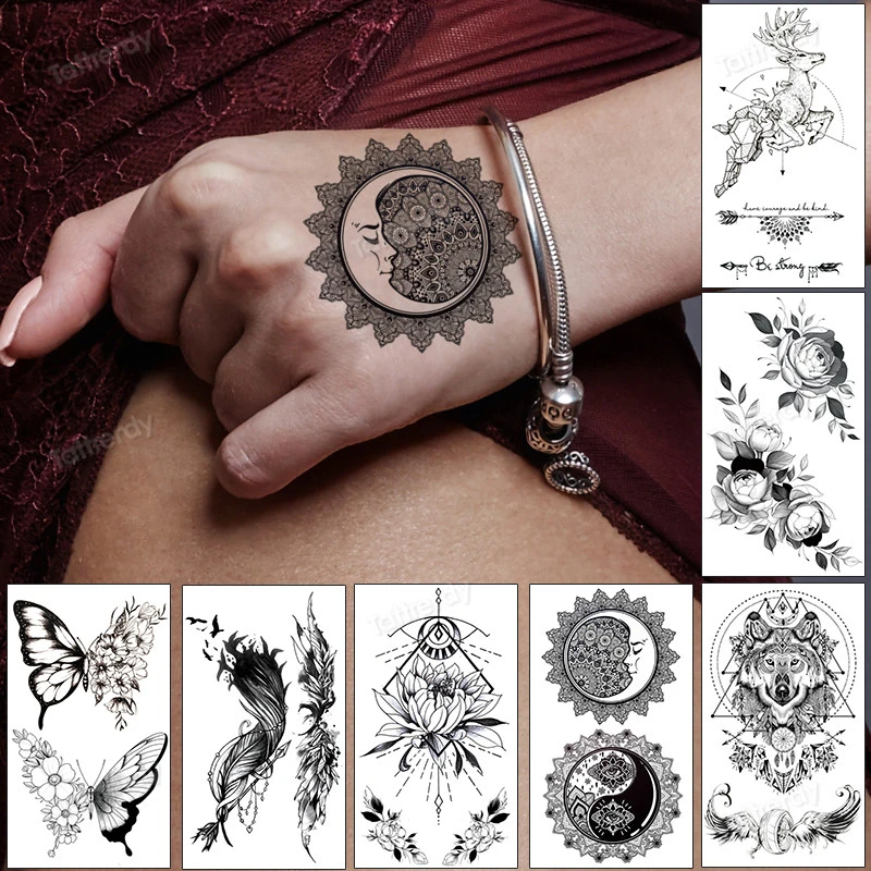 Henna Tattoos Small Henna Tattoos On Stock Photo 1449615554  Shutterstock