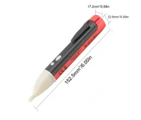 Electric indicator 90-1000V Non-Contact Socket Wall AC Power Outlet Voltage Detector Sensor Tester Pen LED light AC 110V-220V 1