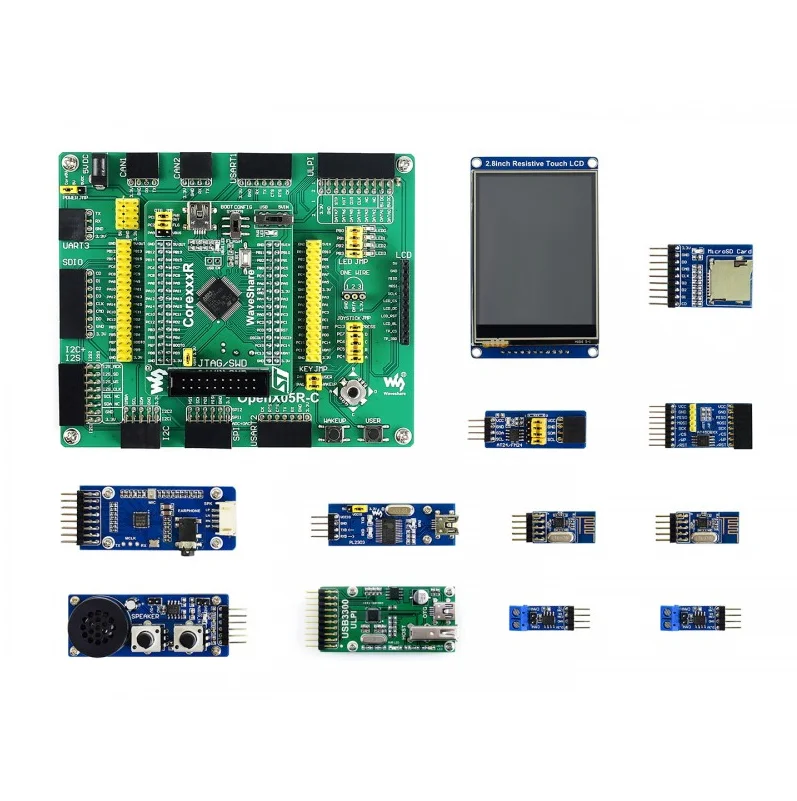 Детская макетная плата ARM Cortex M4 STM32F405 STM32 STM32F405RGT6 + 11 наборы модулей аксессуаров =
