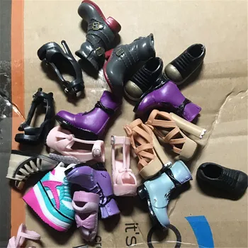 

1Pair Fashion Boots Colorful High Heels Shoes Boots Cute DIY Clothes For Doll Accessories Gifts Random Color and Styles