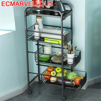 

Spice Room Rangement Cuisine Cutlery Articulos De Cocina Paper Towel Holder Kitchen Storage with Wheels Trolleys Organizer Shelf