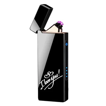 

Double Arc USB charging cigarette lighter Plasma lighter Cheap Arc lighters Windproof flameless Electronic lighter for smoking