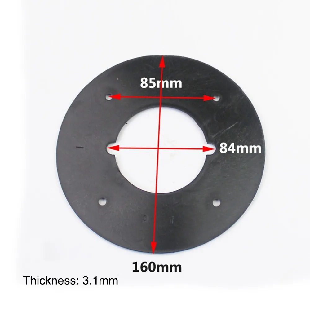 central machinery band saw Multifunctional Black Circle Shape Electric Router Plastic Base For 3612 3612C Baseplate  Models Engraving Machine antique woodworking bench