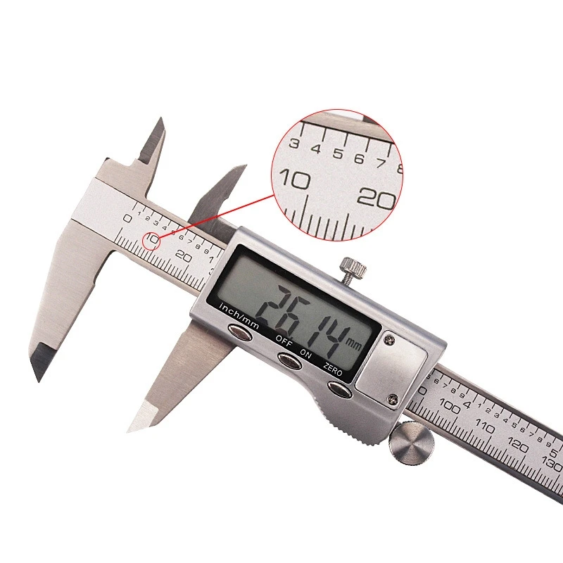 Measuring Tool Stainless Steel Digital Caliper 6 "150mm Micrometer