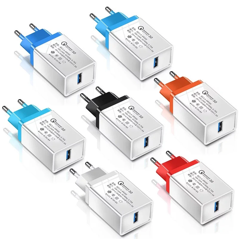 Быстрая зарядка 3,0 USB зарядное устройство для телефона 5 В/а быстрое настенное зарядное устройство адаптер для iphone huawei Xiaomi samsung Galaxy ipad Apple