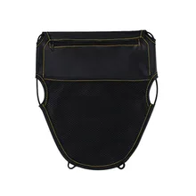 Из искусственной кожи контейнерный мешочек портативный под сидением Мотоцикл аксессуары для лобового стекла Велоспорт сумка для хранения прочный универсальный скутер