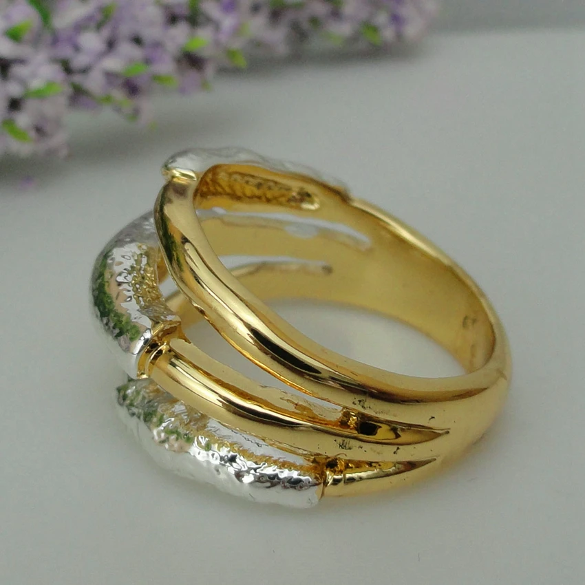 Yuminglai русские ювелирные изделия Изысканный костюм золотого цвета Ювелирные наборы серьги и кольца FHK7553