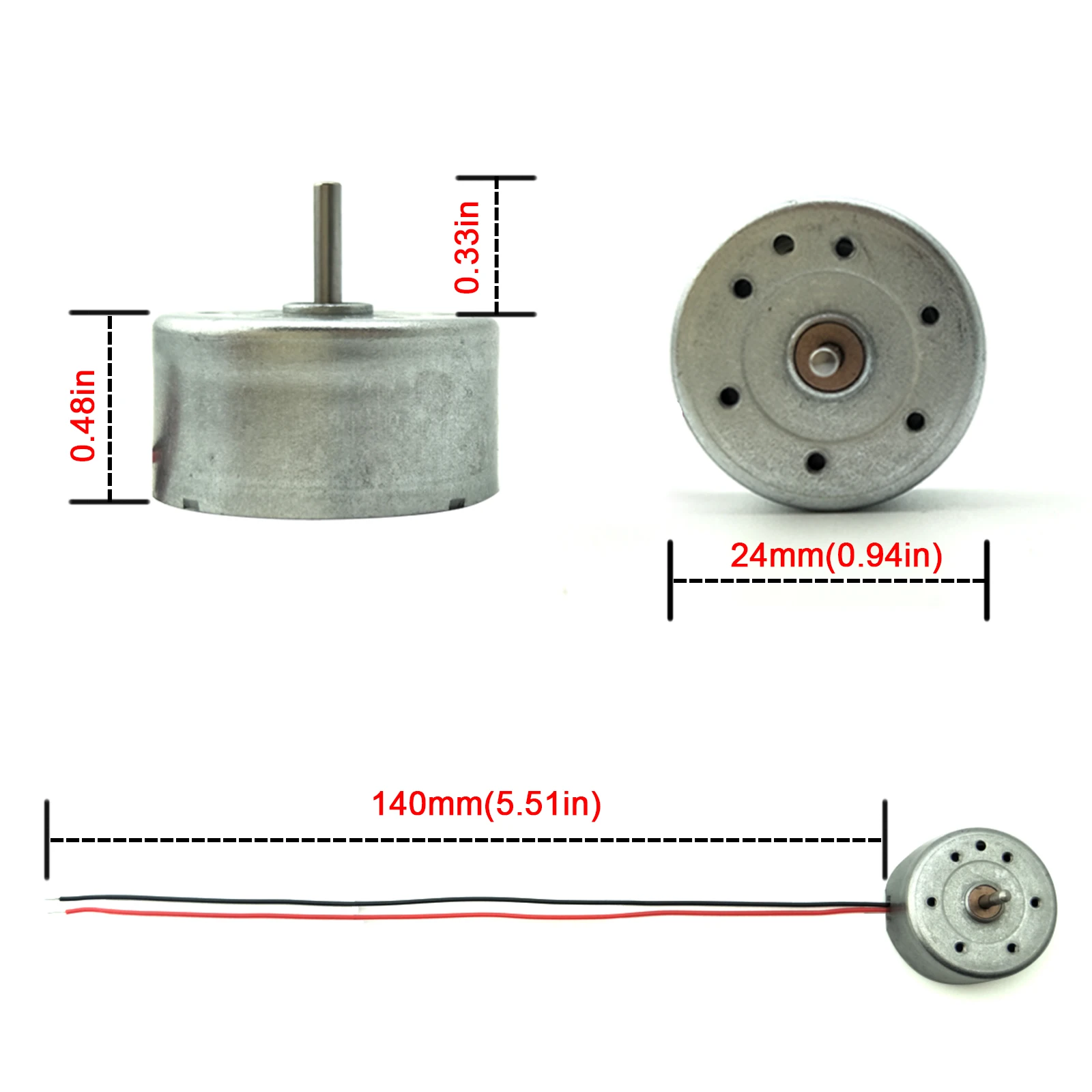 20 Pack Mini DC Generator Motors - 3V-12V For DIY Wind Turbine & Science Projects