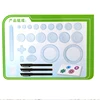 Children 22pcs Enfant Spirograph Drawing Set Brain Education Geometric Deluxe Ruler Creative Plastic Draw Picture Toys With Pen 5