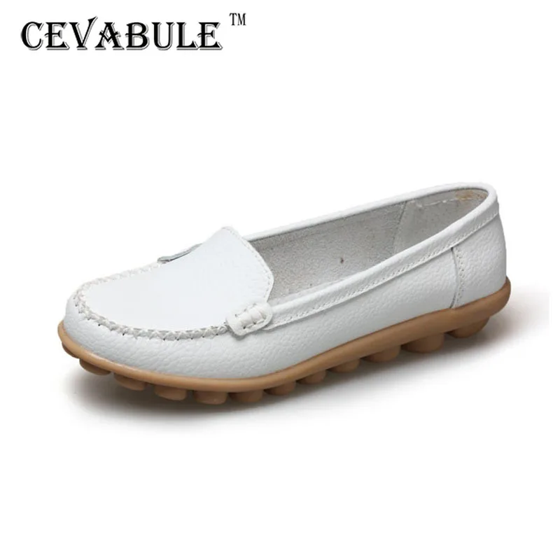 CEVABULE/обувь для отдыха из натуральной кожи Тонкие женские кожаные туфли Обувь