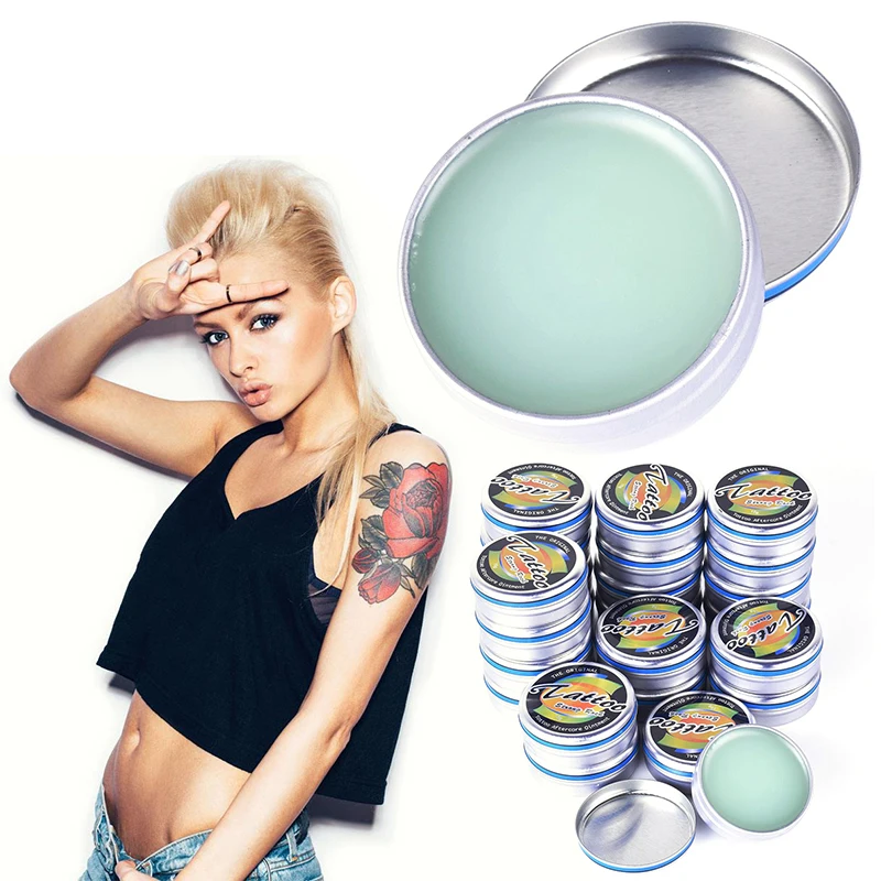 24pcs Tattoo Cream Aftercare Ointments Tattoo Supplies Tattoo Healing Repair Cream Nursing Repair Ointments Skin Recovery