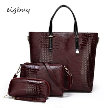 Роскошные сумки, женские сумки, дизайнерские женские Сумки из искусственной кожи, сумка через плечо для женщин, сумка-тоут, 3 комплекта, Сумка с верхней ручкой, Bolsa Feminina