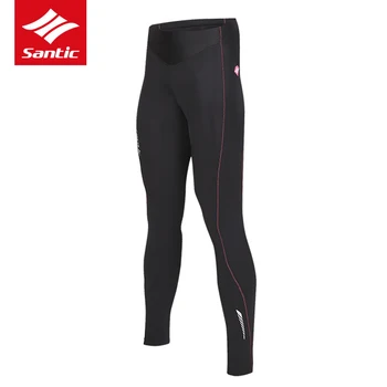 

Santic Mountain Riding Running Cycling Pants Women Cycling 4D Padded Breathable Tights Bicycle Racing Pro Padded Tights Pants