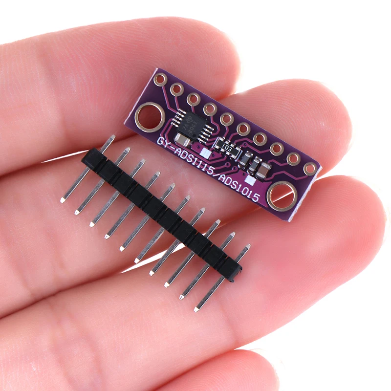 I2C ADS1115 16 бит ADC 4 канальный модуль с программируемым усилителем 2 0 В до 5 для Arduino