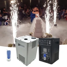 Machine à étincelles froide 600W, télécommande DMX, pour fontaine et scène, pour fête de mariage, noël, spectacle de lumière Disco Dj 