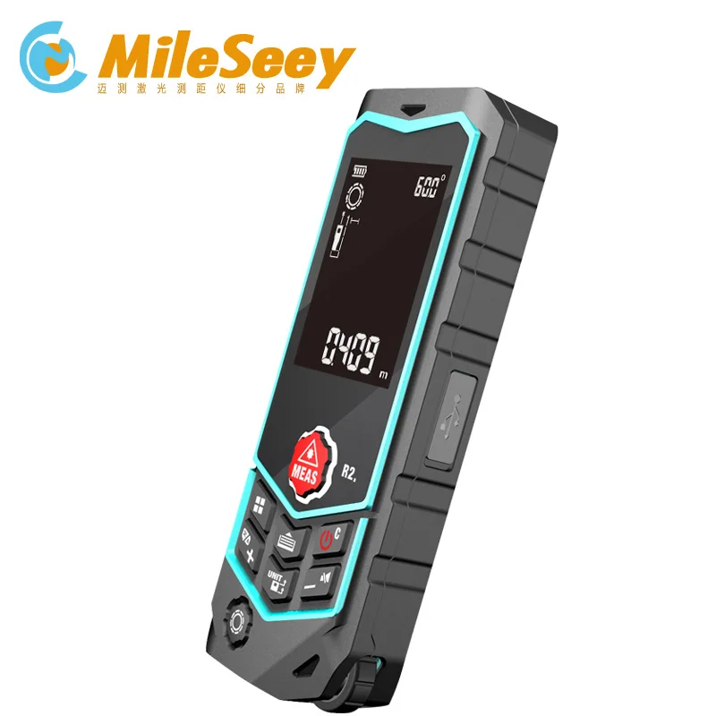 Mileseey Laser Distance Meter R2 Laser Rangefinder Laser Tape Range Finder ruler Diastimeter Curve dimension measurement