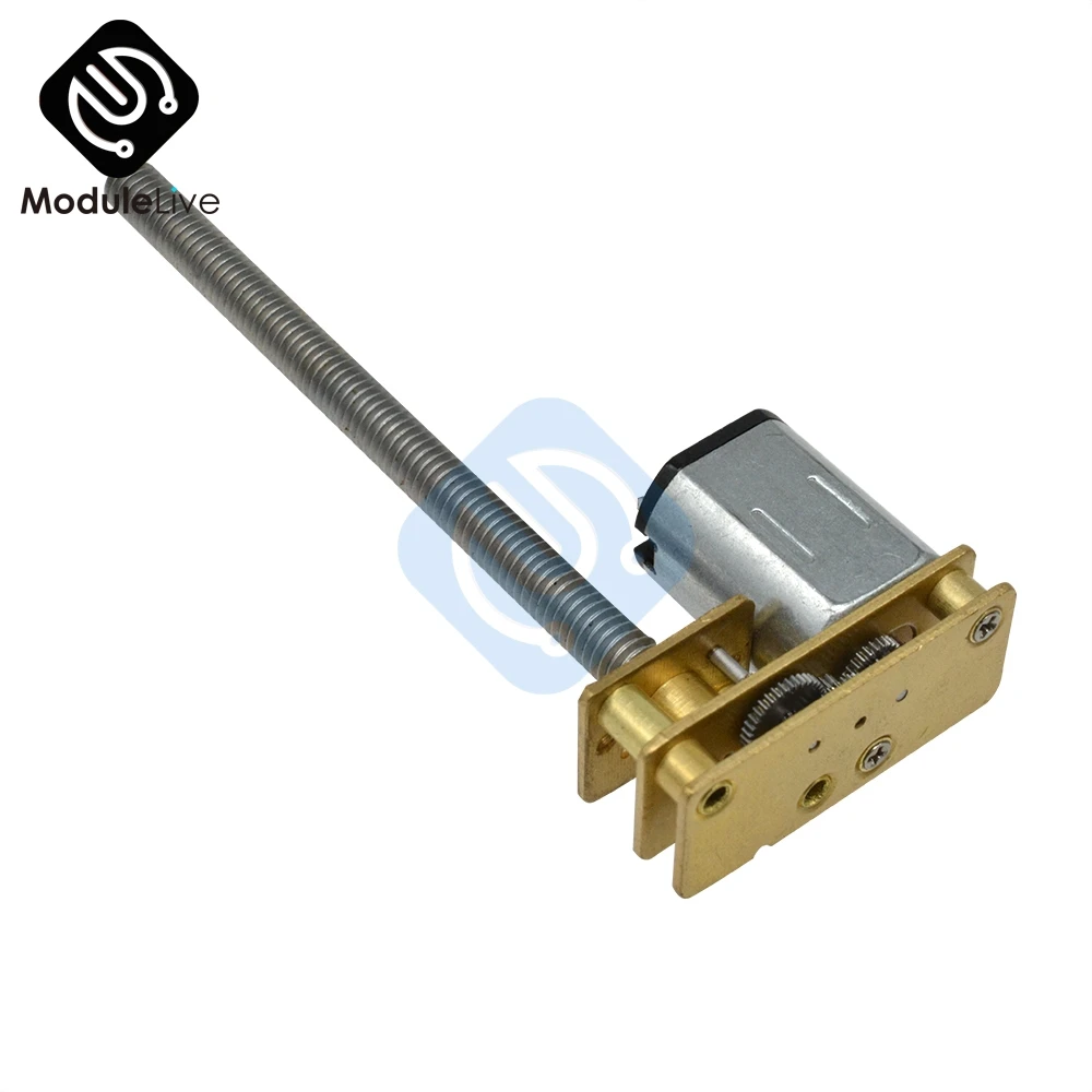 GA1024 N20 M4 * 55 постоянный ток 3 в 6 12 В 100 150 200 300 400 600 об./мин. редукторный двигатель с