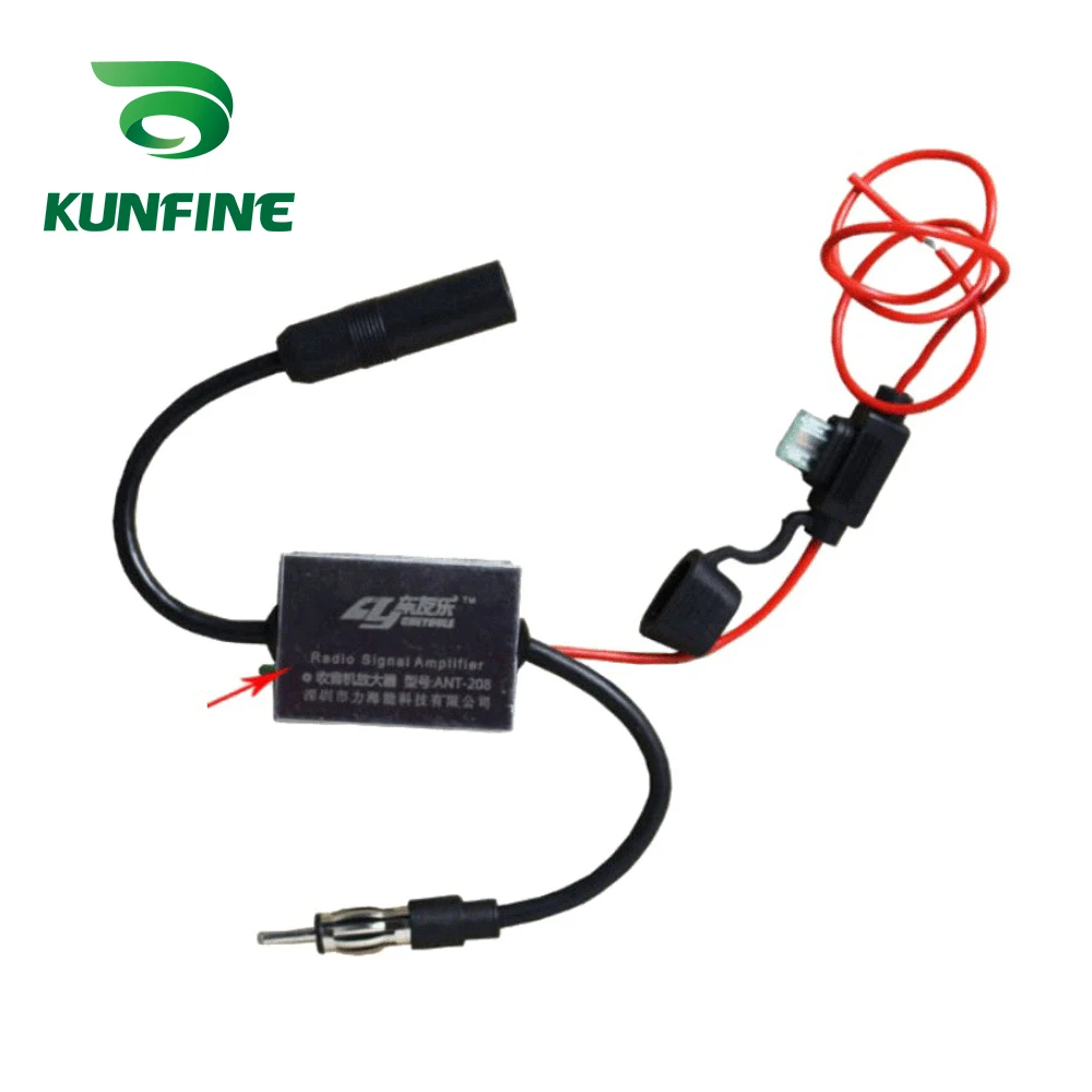 Universal 12V 24V Car Truck Radio FM Antenna Signal Booster Amplifier for Marine Car Vehicle Boat RV  Signal Antenna Enhance (4)