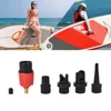 Sup Air Pump Adapter Inflatable Paddle Rubber Boat Kayak Air Valve Adaptor Tire Compressor Converter 4 Nozzle ► Photo 2/6