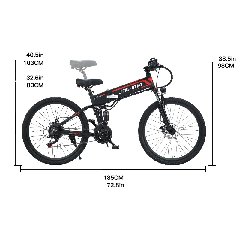 JINGHMA R3 Sepeda Listrik 800W 48V20Ah 