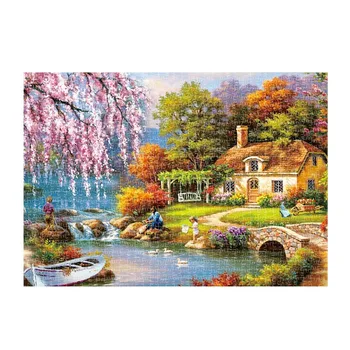 

Puzzle 1000 Pieces Adults Puzzles 1000 Piece Landscape Game Interesting Toys for Children and Adults 16.5x11 7 Inch