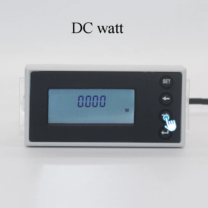 DC 0 600V 5A Многофункциональный энергии кВтч метр Ампер напряжение ватт час Панель с