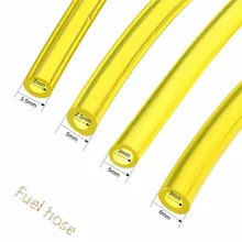 

0.6 Meter 4Size 2x3.5/2.5x5/3x5/3x6mm Petrol Fuel Gas Line Pipe Hose Petrol Line Oil Gas Resistant for Trimmer Chainsaw Saw Blo