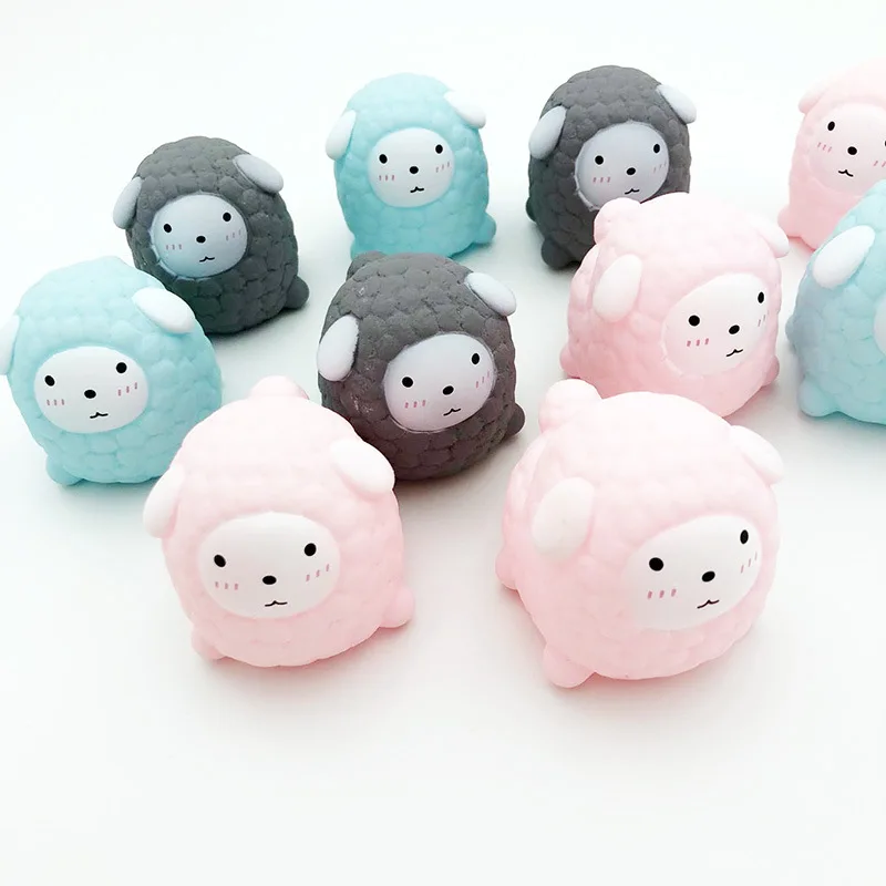 

Japanese and Korean Cute Pink Kidding Vent Sheep Pinching Call Decompression Baby Playing Kids Toys for Girls Squeeze Toy Squish