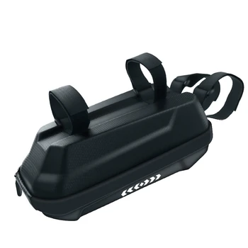 

Hard Shell Front Bag Electric Scooter Carrier Bicycle Handlebar Zipper