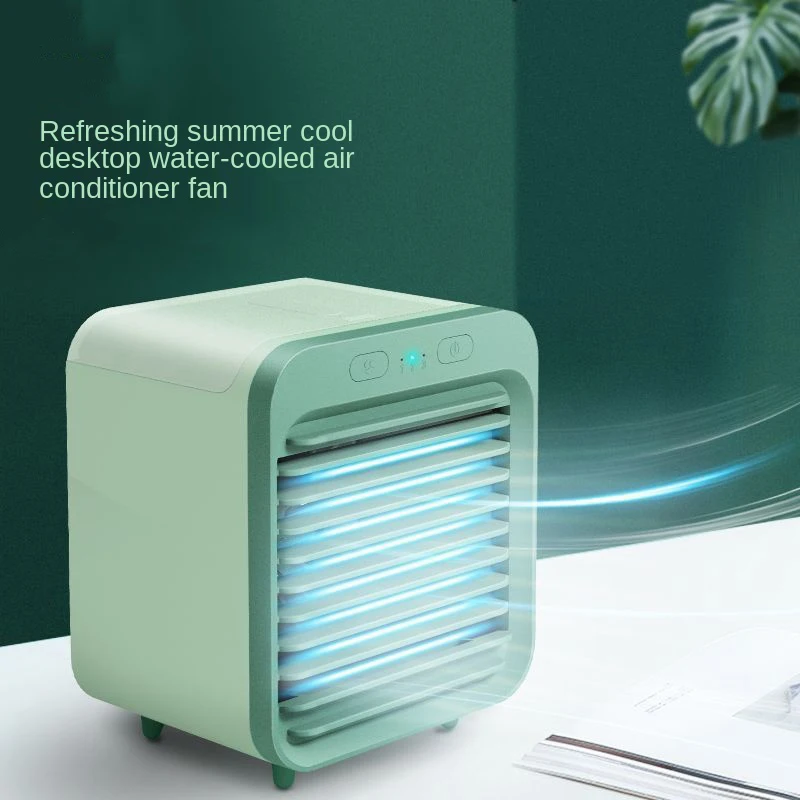 PROD 1005002547214128 JOYLOVE Small Fan Water-cooled Electric Fan
Humidification Spray Desktop Cooling Refrigeration USB Portable Air
Cooler Mini