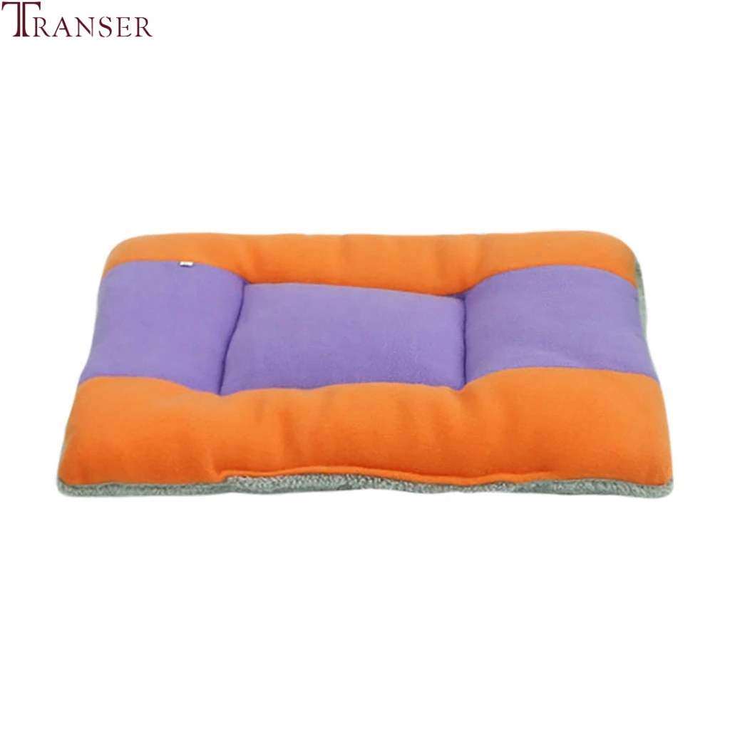 Товары для питомцев Transer теплый хлопковый коврик собаки с цветными блоками
